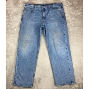 Levi Strauss 550 Mens Blue Wash Relaxed Fit Jeans W40 L30